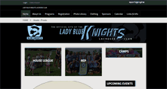 Desktop Screenshot of ladyblueknights.ca